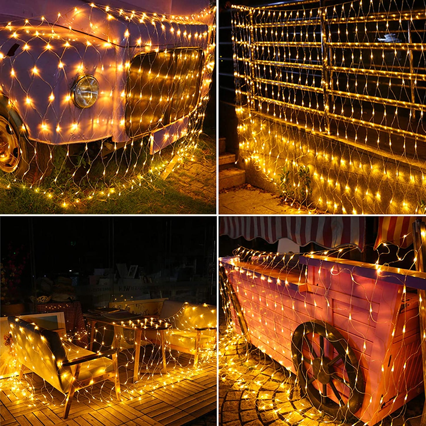 Curtain Light LED Fairy String Net Mesh Christmas