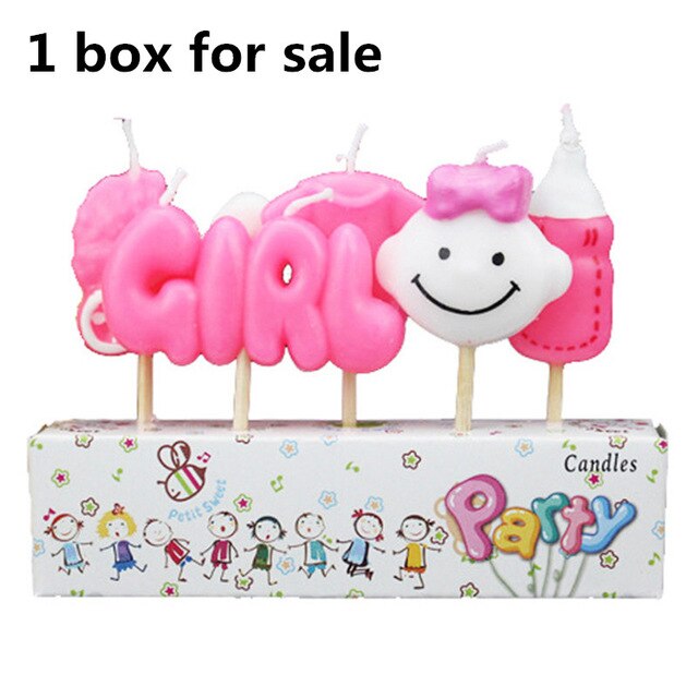 10Pcs Baby Shower decorations Its a Boy Girl Clothes Cupcake