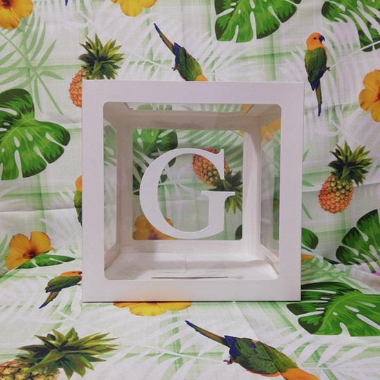 Transparent Balloons Box Wedding Party