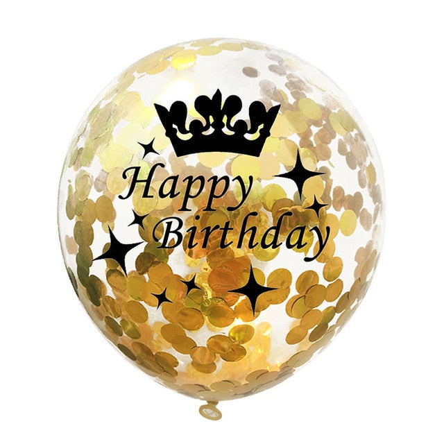 12 Inch Confetti Balloons Latex