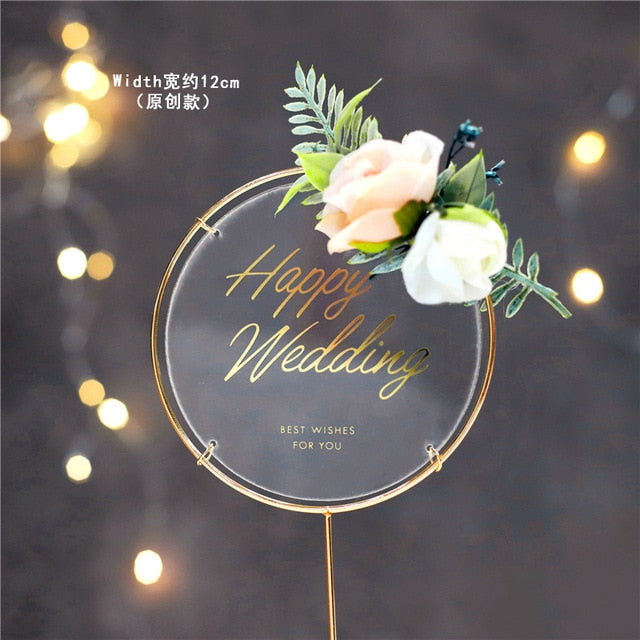 Black White Transparent Rose Happy Birthday