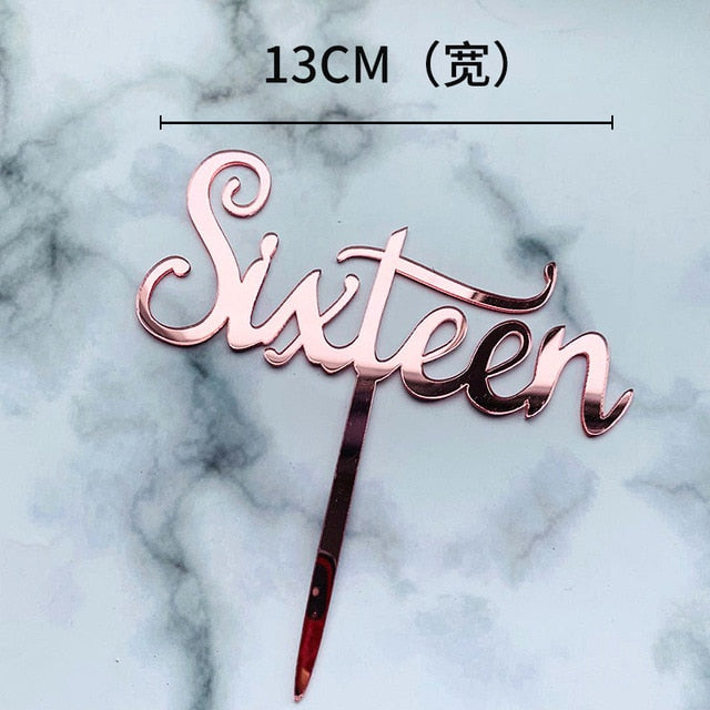 Happy Birthday Cake Topper Candy Bar