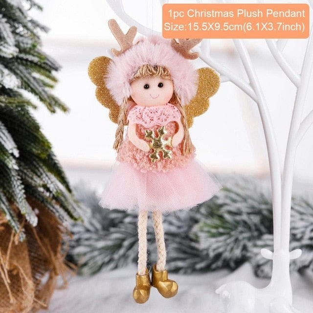 Angel Doll Christmas Ornaments Merry Christmas Decorations