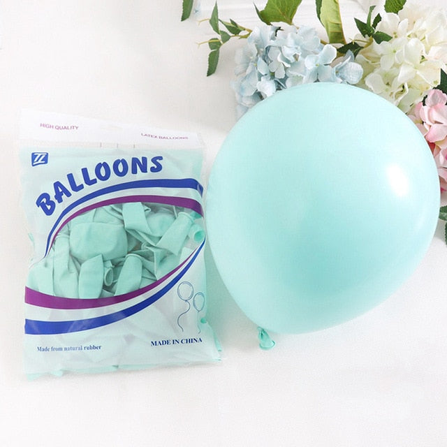 Macaron Latex Balloons Pastel Candy Balloon Wedding Birthday Party Decor Baby Shower Decor Air Globos