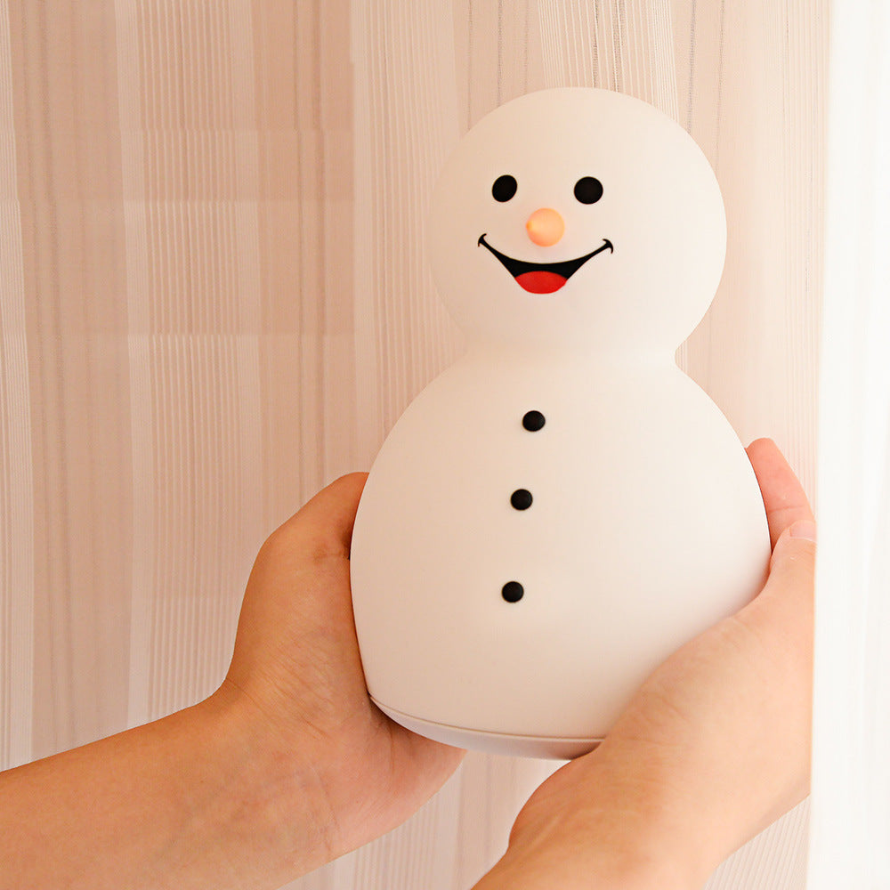 Christmas Snowman Music Night Light Rechargeable