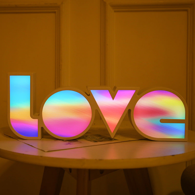 Valentines Day Decor LED LOVE Light Valentines Day Gift