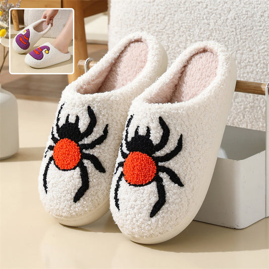 Halloween Spider Witch-hat Slippers Home Indoor Non-slip Slippers