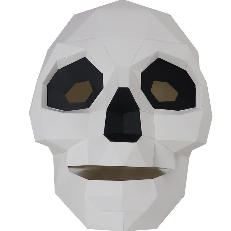 Halloween New Version Of The Devil Skull Creative DIY Mask Paper
