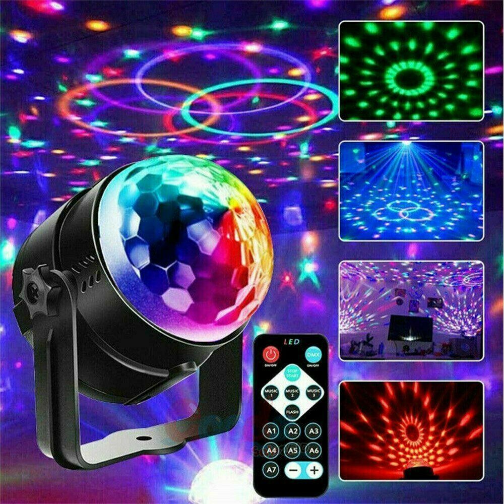 Disco Party Lights Strobe LED DJ Ball Sound