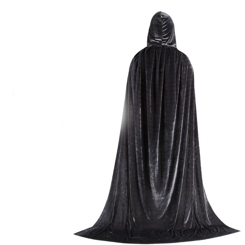 Child Halloween Golden Velvet Multicolor Cloak