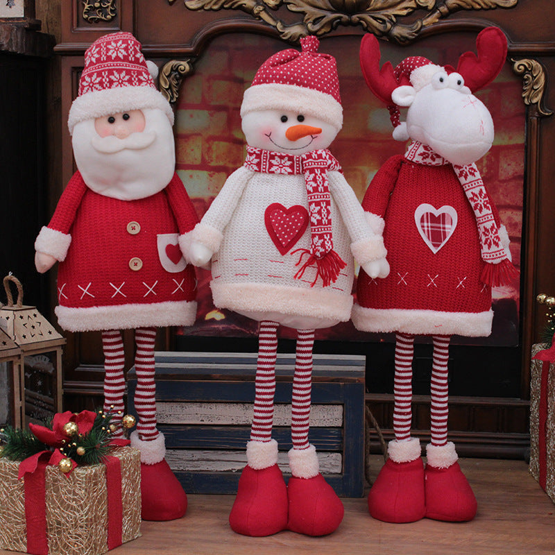 Christmas Decorations For Home Big Santa Claus Doll