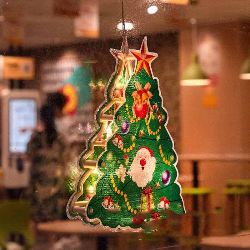 Outdoor Christmas Silhouette Lights LED Christmas Tree