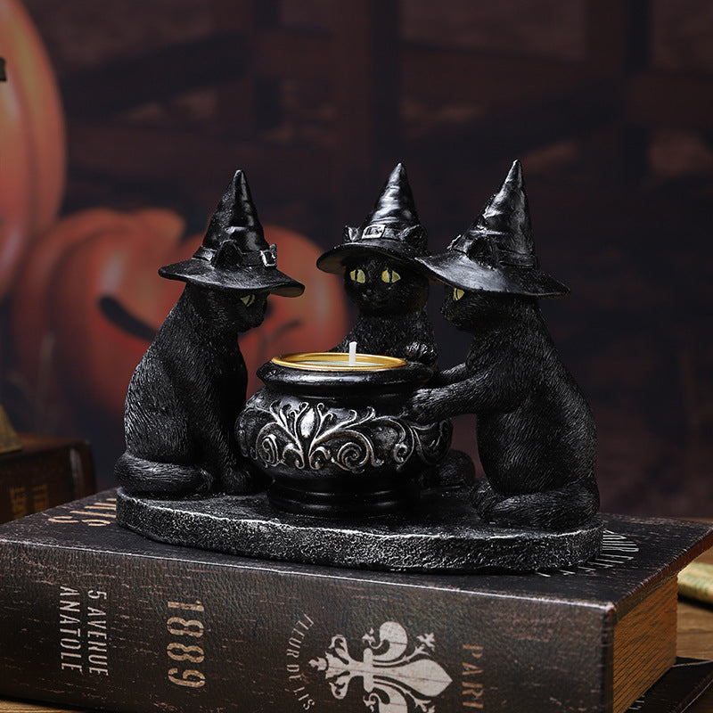 Halloween Candlestick Table Decorative Ornaments