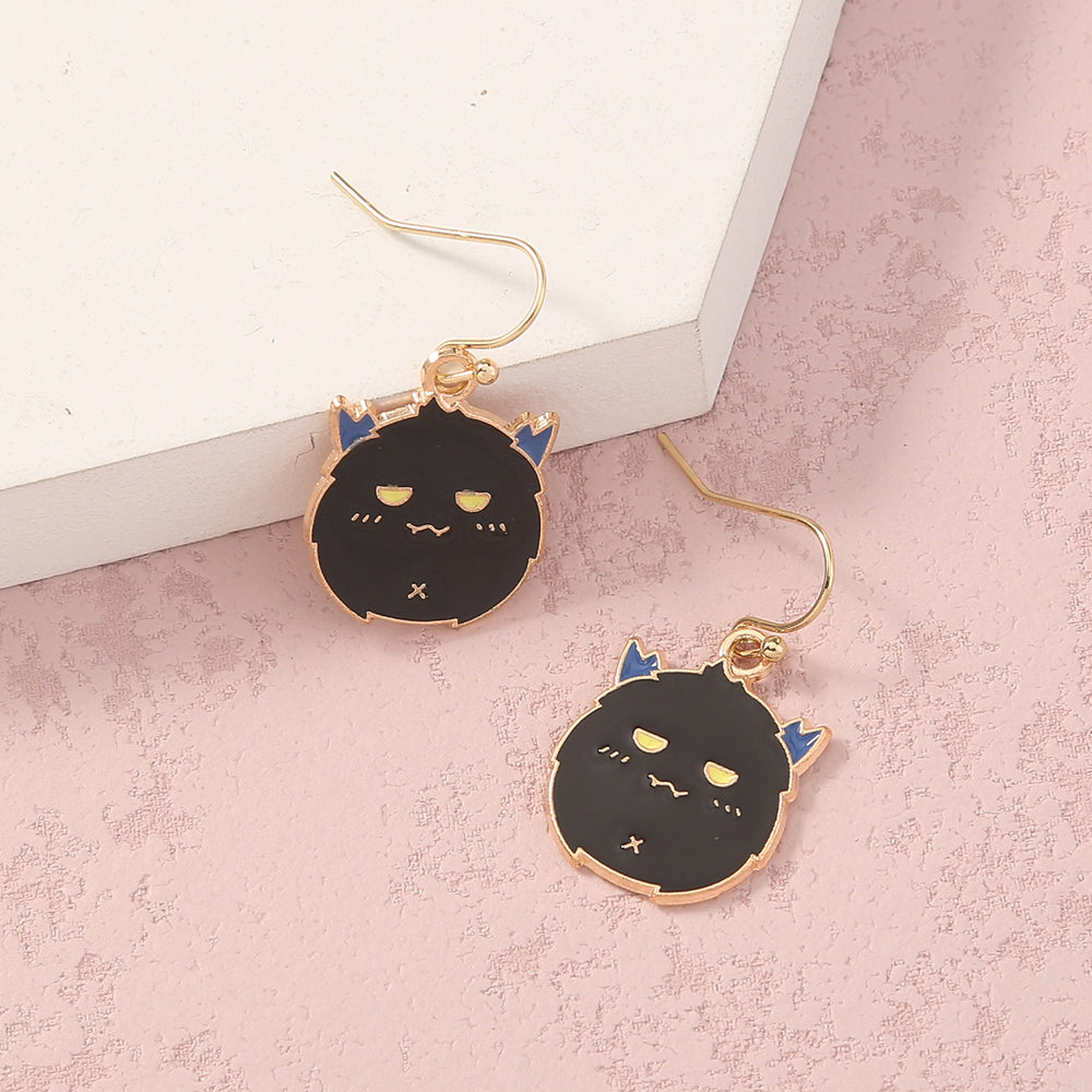 Simple Geometric Personality Halloween Earrings