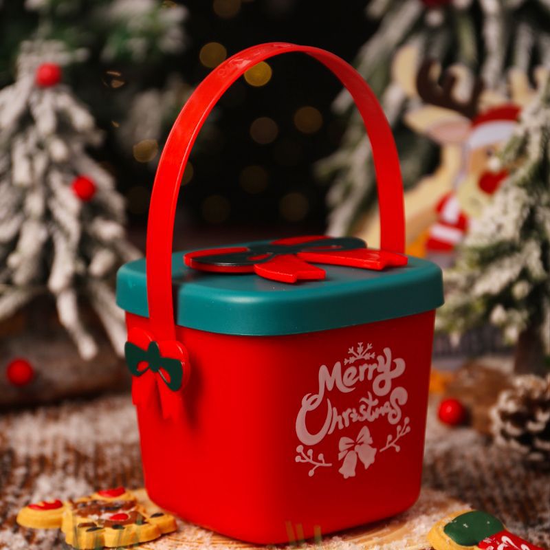 Christmas Fruit Box Small Gift Tote Bag