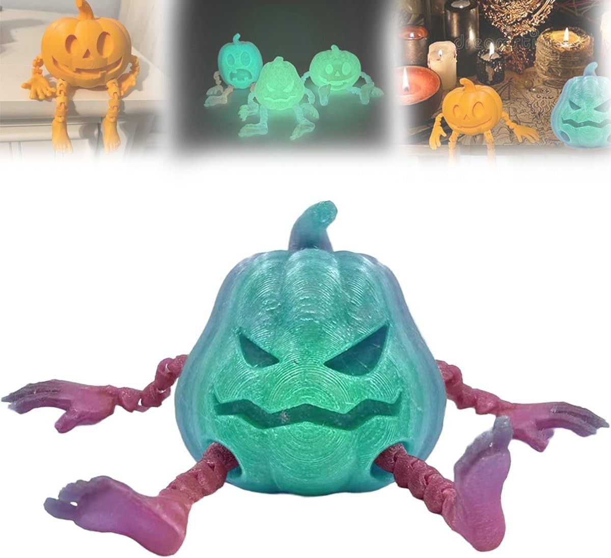 Halloween 3D Printing Pumpkin Decorations Ornaments