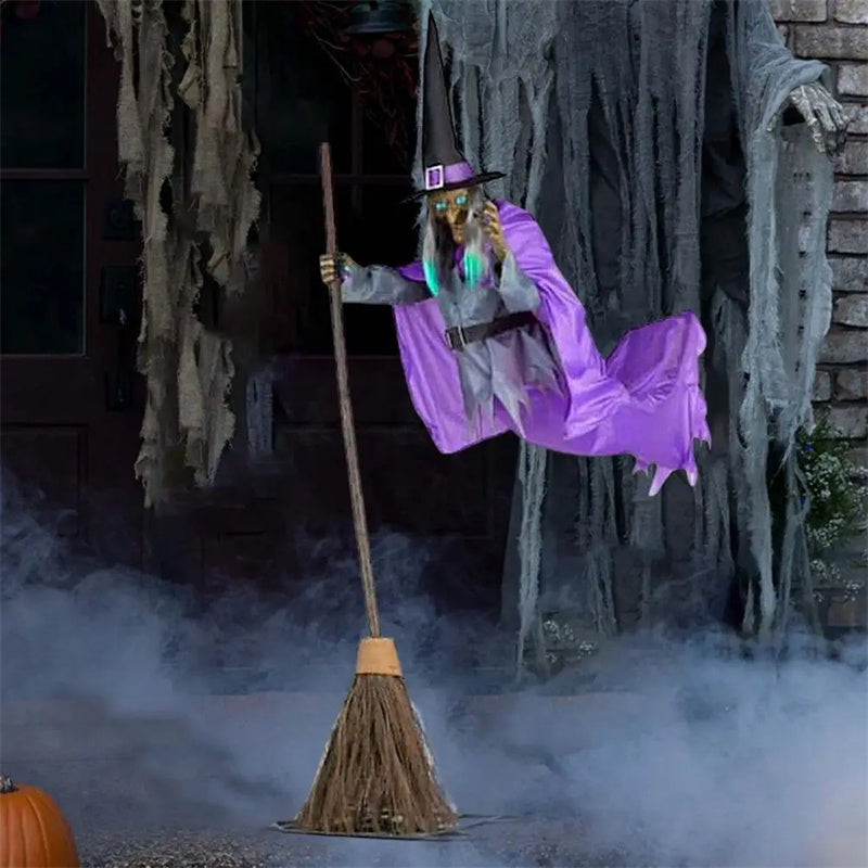 Halloween Flying Witch Decoration Halloween Ghost Outdoor