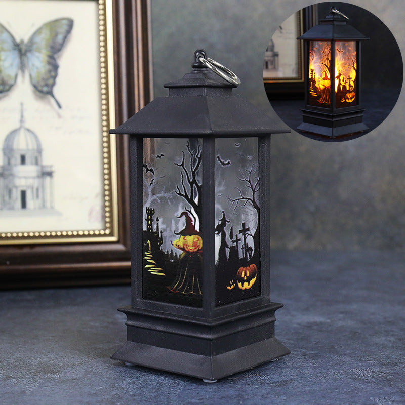 Creative Halloween Simulation Flame Lamp Ornaments