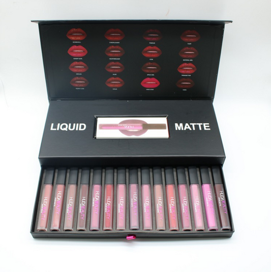 Lip gloss 16 gift box set matte non-stick cup lipstick color big tube