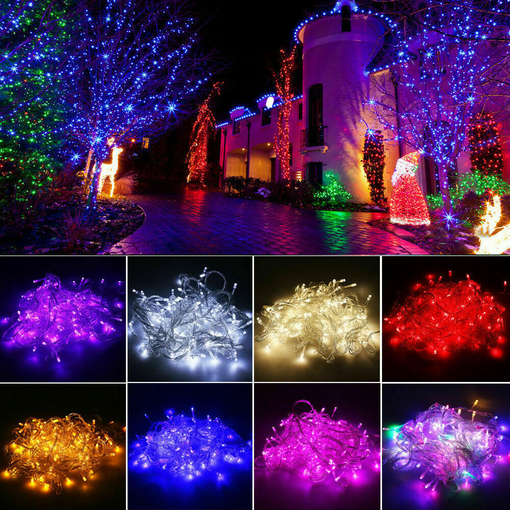 LED Fairy String Lights Multicolor Garland Beads Holiday Party