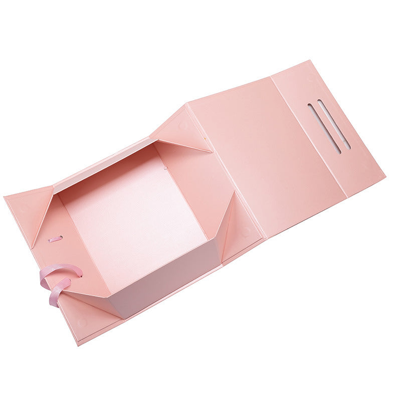 Cosmetics portable cardboard gift box