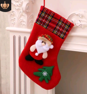 Christmas Decorations Santa Claus Socks Christmas Tree Pendant Christmas Socks Gift Bag Christmas Bag