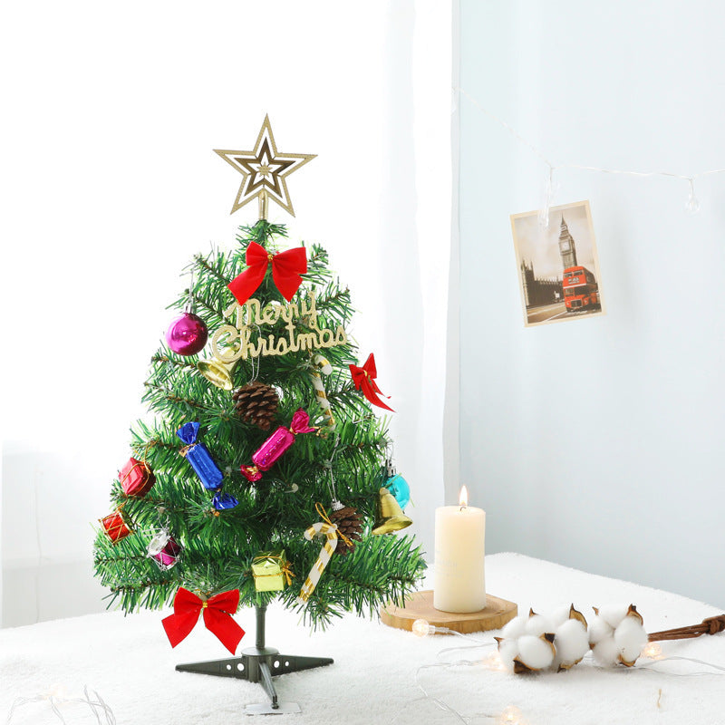 Mini Christmas Tree With Lights Small Accessories Bow Bells