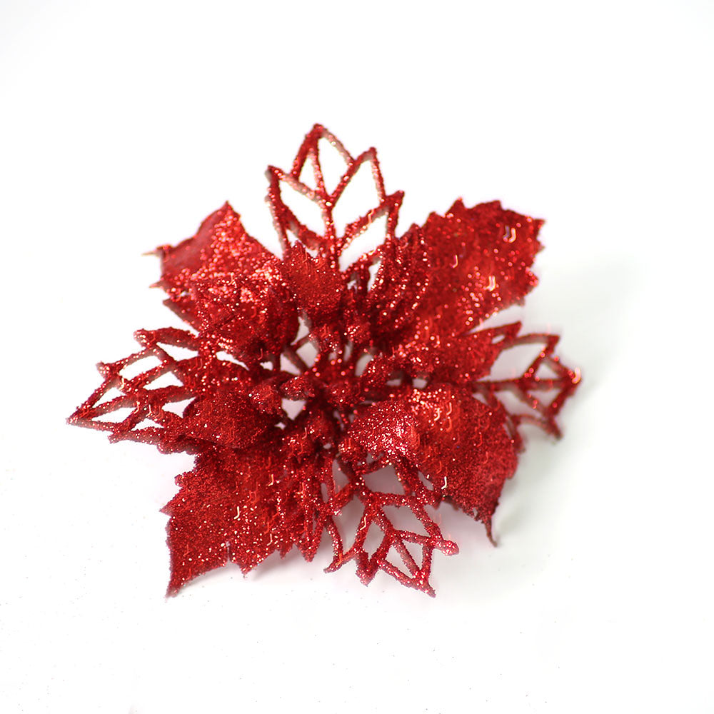 Powdered hollow simulation Christmas flower
