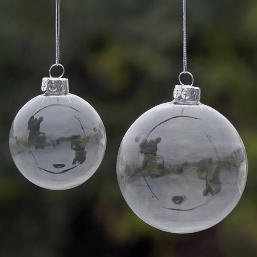 Transparent christmas ball
