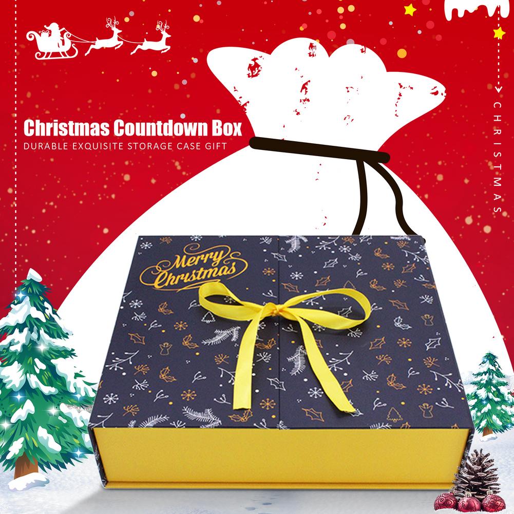 Christmas beautiful countdown calendar gift box