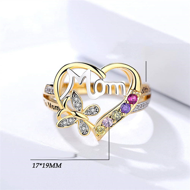 Mother's Day Gift Hollow Heart English Letter Love Mom Gift