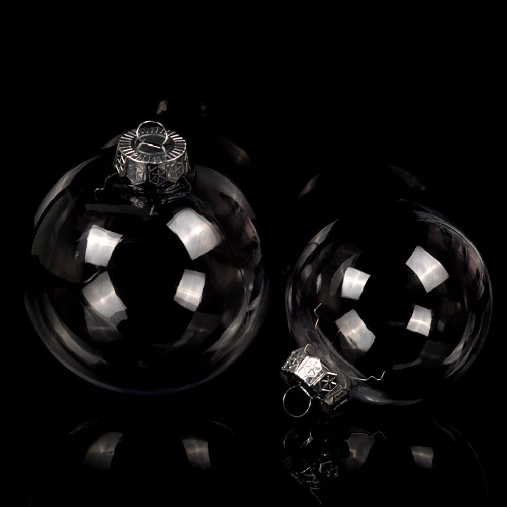 Transparent christmas ball