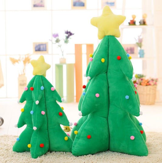 Plush Glowing Music Christmas Tree Pillow