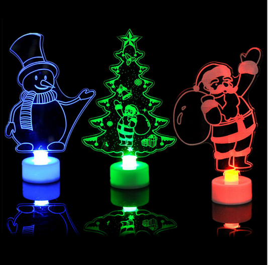 3D Snown Night Party Light