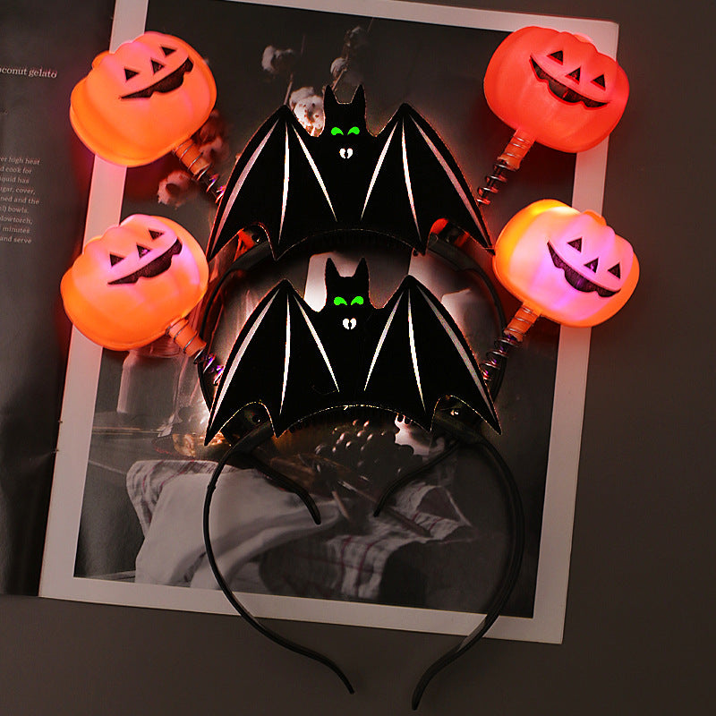 Halloween props gift glowing ring pumpkin lantern