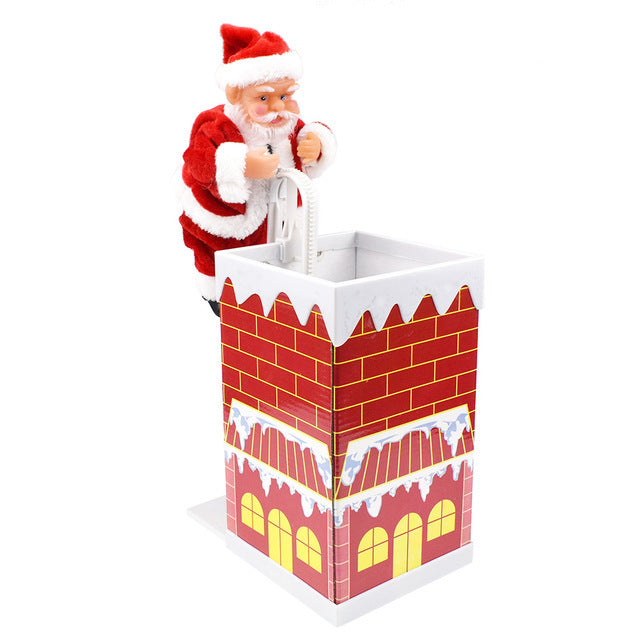 Figurine Ornament Family Party Santa Claus New Year Gift