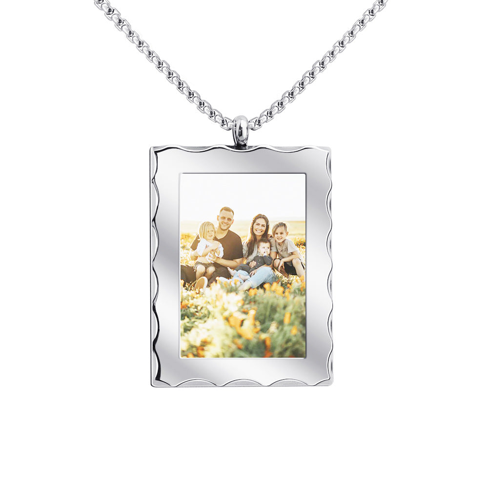 Personalized Gift Customized Photo Frame Necklace