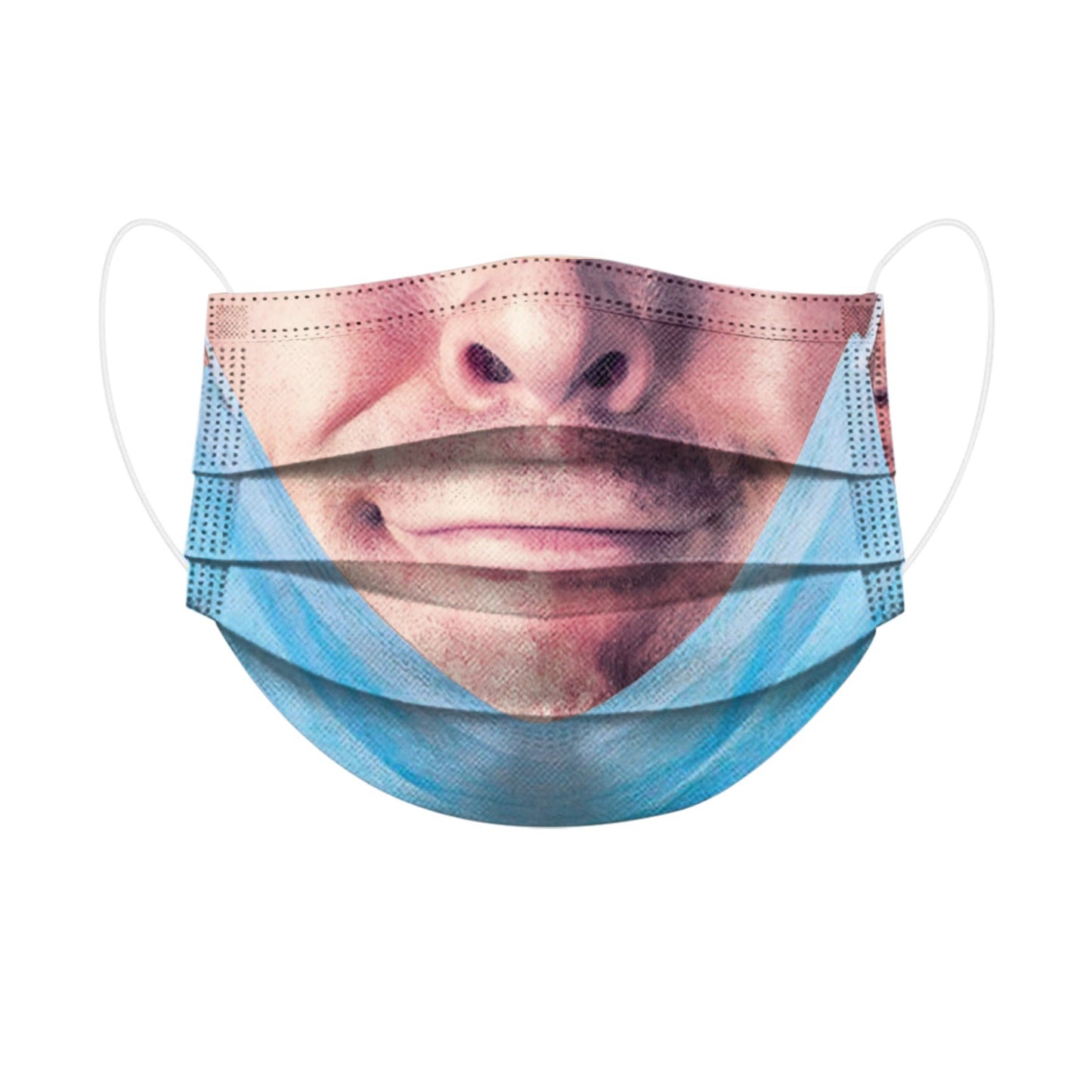 Funny Face Mask Disposable Printing Funny Protective Mask
