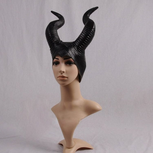 Halloween Horror Maleficent Latex Headgear