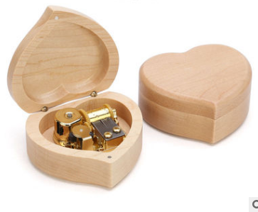 Wooden Music Box For Girlfriend Gift Custom Music Box
