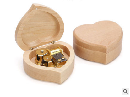 Wooden Music Box For Girlfriend Gift Custom Music Box