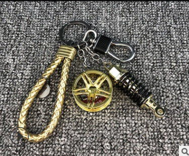 Car Trend Modified Wheel Shock Absorber Keychain