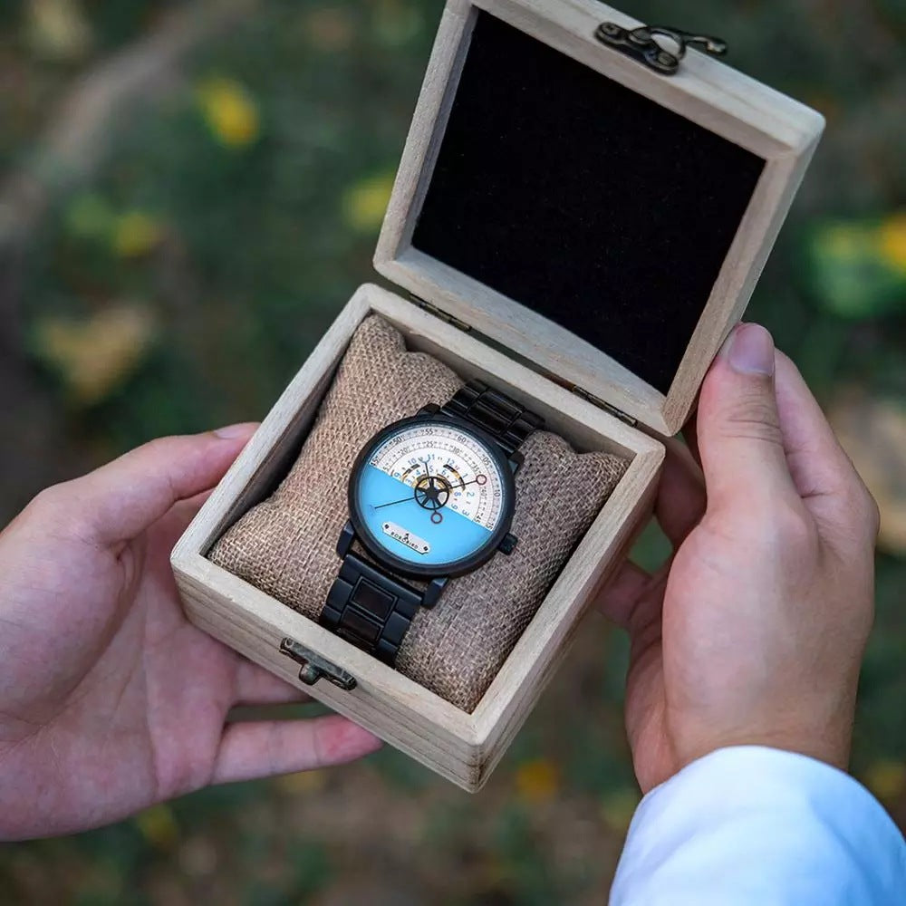 Watch Automatic Wooden Mechanical Men's Wooden Watch Gift Watch