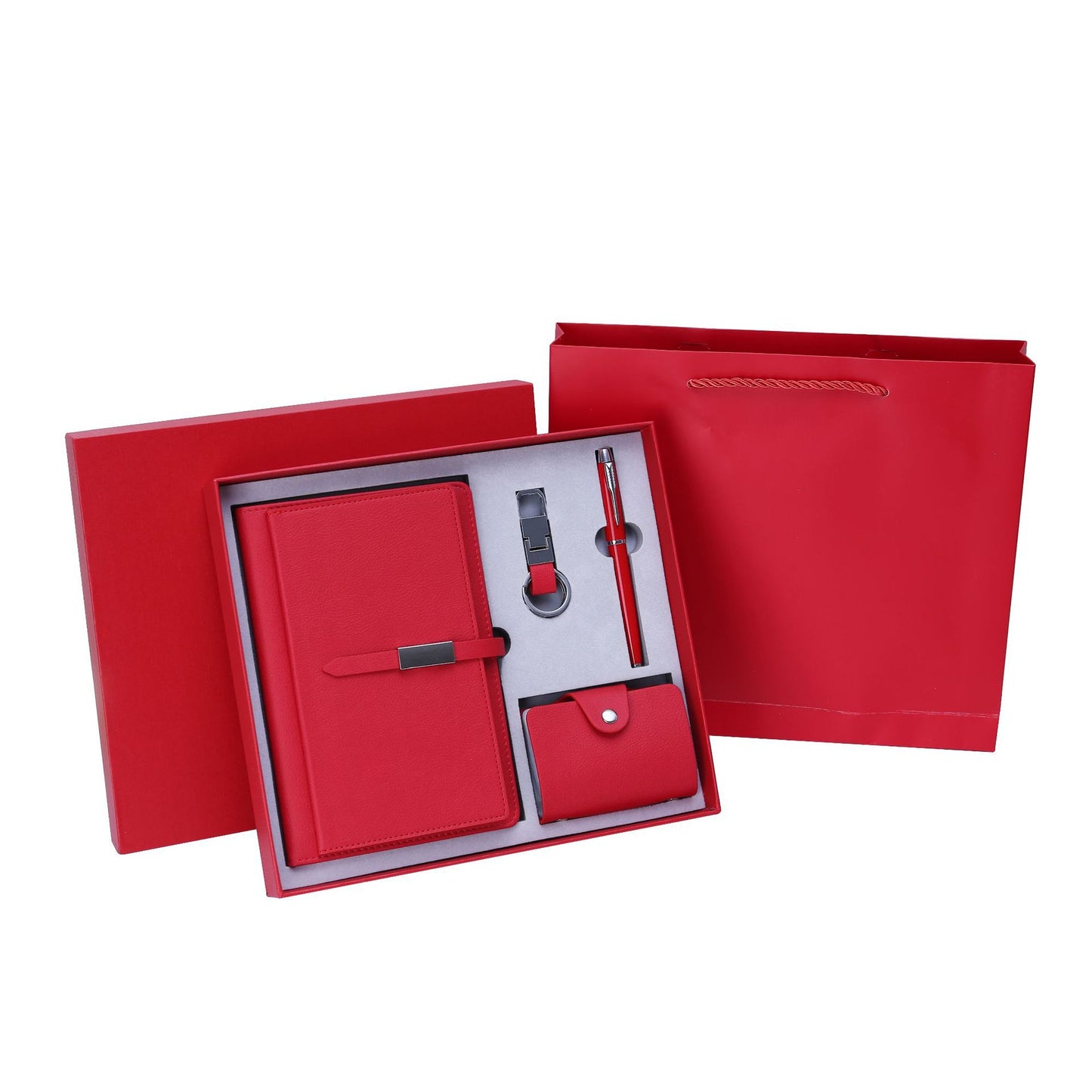 Four-Piece Business Gift Set Card Package Notebook Set