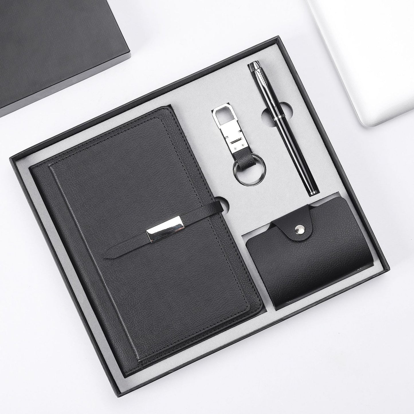 Four-Piece Business Gift Set Card Package Notebook Set