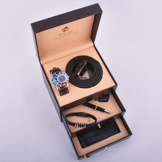 Walker Wallet Men'S High-End Leather Bracelet Gift Birthday Creative Gift Box
