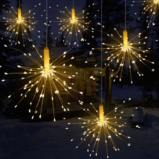Firework Lights, Explosion Star, Silver Line Lights