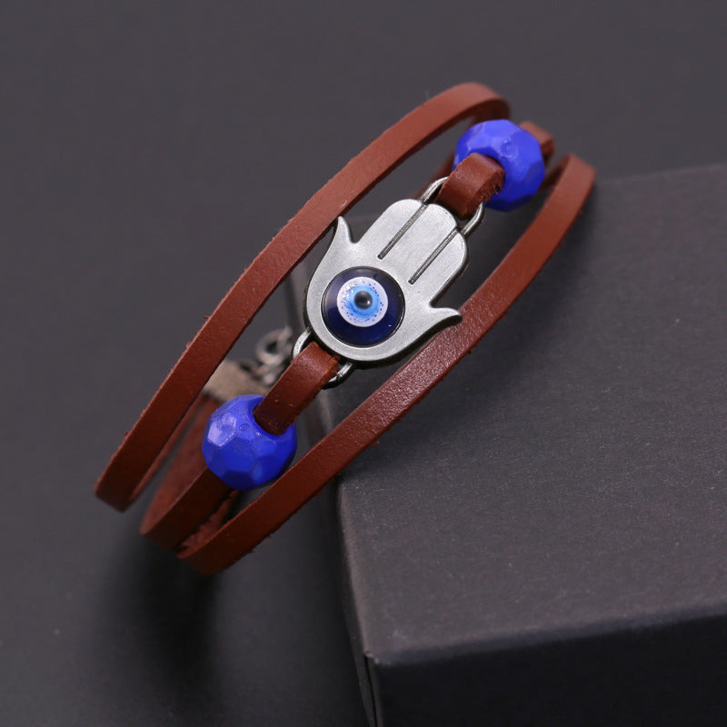 Part II Ellie Dina Bracelet Evil Eye Blue Bead Braceletsx