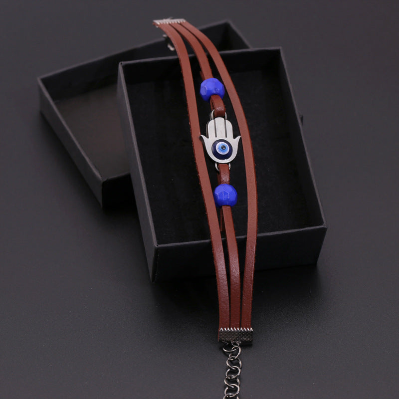 Part II Ellie Dina Bracelet Evil Eye Blue Bead Braceletsx