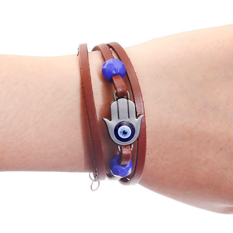 Part II Ellie Dina Bracelet Evil Eye Blue Bead Braceletsx